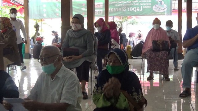 Antusias Lansia di Sleman Ikuti Vaksin Booster COVID-19 Melebihi Target