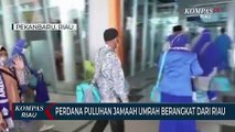 Perdana Puluhan Jamaah Umrah Berangkat Dari Riau