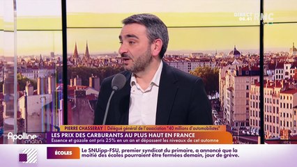 On peut tout dire sur RMC : Les prix des carburants au plus haut en France - 12/01