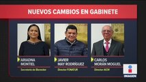 López Obrador hace cambios en el Gabinete