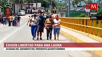 Ana Laura fue detenida y acusada del asesinato del periodista Jacinto Romero
