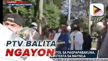 Ilang grupo na tutol sa pagpapabakuna, nagkilos-protesta sa Maynila