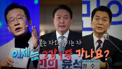 [영상] 2강 1중 가나?...대선후보 3인 3색 / YTN