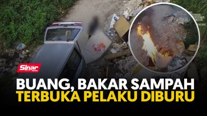 Selamba buang, bakar sampah terbuka