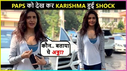 Karishma Tanna's Shocking REACTION On Seeing Paps