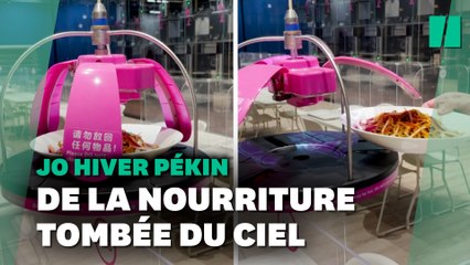 À la cantine des JO de Pékin, les plats seront livrés par le plafond