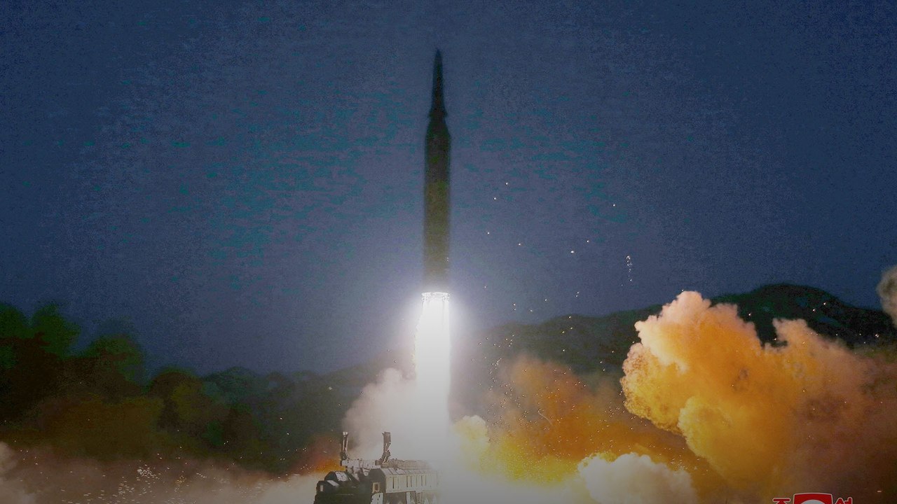 North Korea claims to have conducted hypersonic missile test attended by leader Kim Jong-un