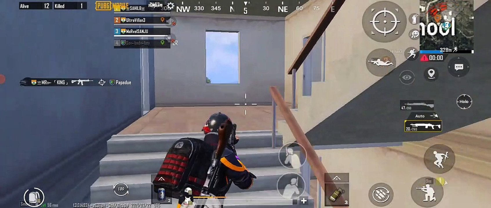 BGMI MOBILE 1v3