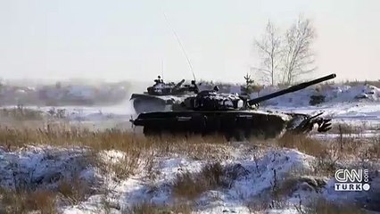 Rusya'dan Ukrayna sınırında tatbikat