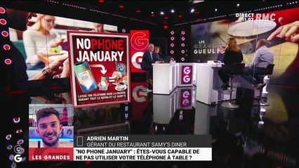 "No phone january" : êtes-vous capable de ne pas utiliser votre téléphone à table ? - 12/01