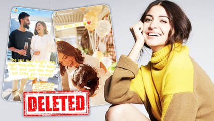 Anushka Sharma Deletes Pictures Of Vamika’s 1st Birthday, Check Out
