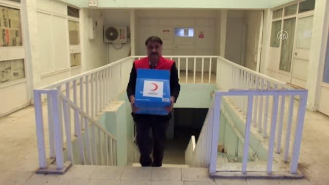 Türk Kızılay Keban'da 2021'de 300 aileye gıda yardımı yaptı