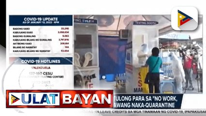 DOLE, magbibigay ng ayuda sa mga nawalan ng trabaho sa Alert Level 3