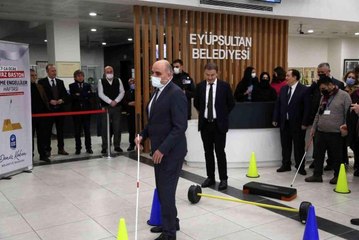 Eyüpsultan Belediyesi'nden Beyaz Baston Görme Engelliler Haftası'nda farkındalık yürüyüşü