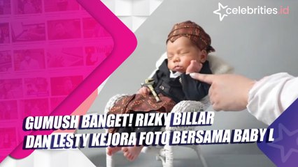 Gumush Banget! Rizky Billar dan Lesty Kejora Foto Bersama Baby L