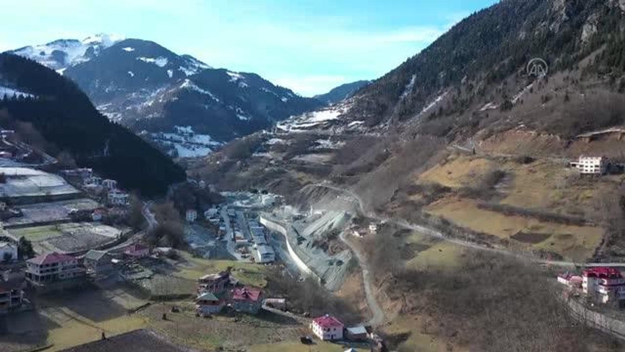TRABZON- Yeni Zigana Tüneli'nde ışık yarın görünecek