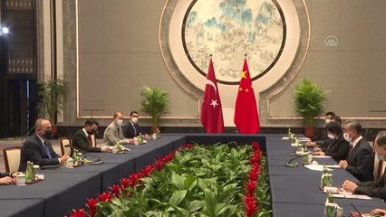 Çavuşoğlu-Vang Yi görüşmesi - Heyetler arası