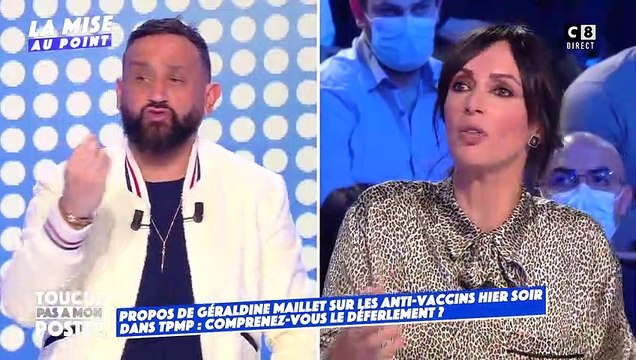 Géraldine Maillet recadrée par Cyril Hanouna dans Touche pas à mon poste - C8