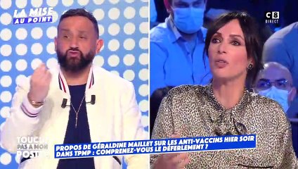 Géraldine Maillet recadrée par Cyril Hanouna dans "Touche pas à mon poste" - C8