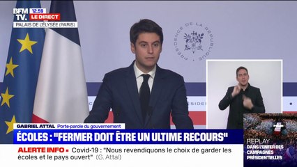 Gabriel Attal: "Près de 12 millions de tests par semaine sont réalisés"
