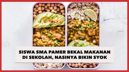 Siswa SMA Pamer Bekal Makanan di Sekolah, Penampakan Nasinya Bikin Syok: Sekte Baru