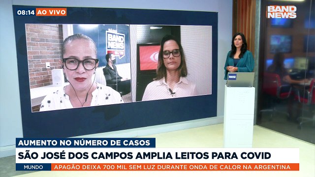 A Secretaria de Saúde de São José dos Campos vai ampliar a capacidade de leitos de enfermaria por conta de pacientes com Covid. Mais informações com a repórter Sandra Riva.Saiba mais em youtube.com.br/bandjornalismo#BandNews #leitos #Covid