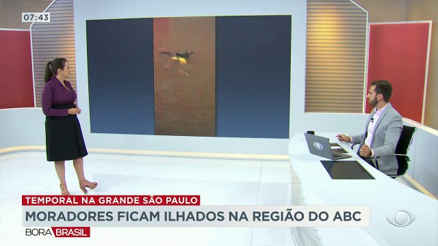 Forte chuva vinda de Campinas atingiu a região na tarde de ontem. Ruas ficaram completamente alagadas e a cidade mais atingida foi São Bernardo do Campo.
