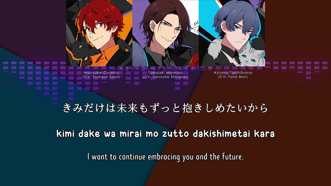 Trust me, Trust me! - Takaaki Mamiya, Naosuke Oyama & Ayumu Tachibana (lyrics)