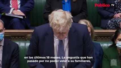 Boris Johnson pide perdón: "Hubo cosas que simplemente no hicimos bien y debo asumir responsabilidades"