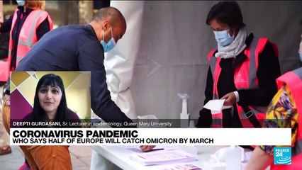 More than half of Europeans will be infected by Omicron in next two months, WHO says