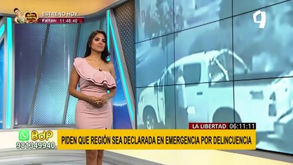 La Libertad: autoridades insisten en declaratoria de emergencia por inseguridad