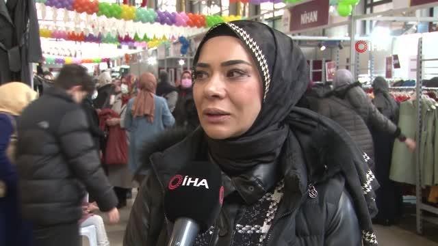 Yüzde 70'e varan indirimlerin yapıldığı 'Moda ve Alışveriş Festivali' kadınların ilgi odağı oldu