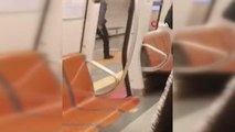 Kadıköy metrosunda tartıştığı kadın ile kızına bıçak çekerek tehdit ve hakaretler savuran Emrah Y. hakkında 5 ayrı suçtan 18 yıl 3 aya kadar hapis...