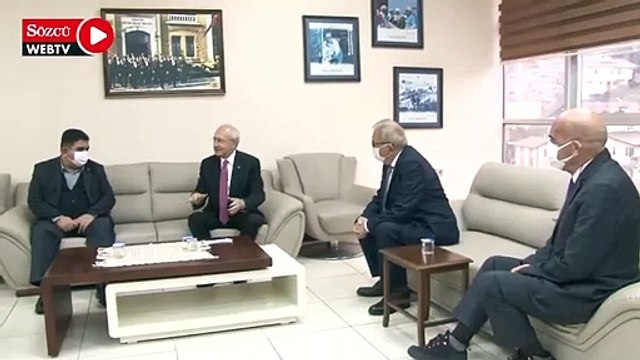 Kılıçdaroğlu, Karadeniz Ereğli Belediyesi'ni ziyaret etti