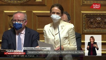Agnès Pannier-Runacher est interrogée sur la filière CBD par Vanina Paoli-Gagin (Les Indépendants)