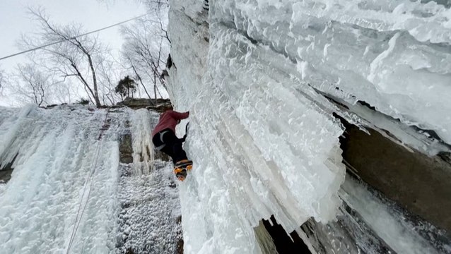 The challenges of ice climbing