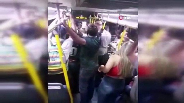 Hamile kadın yolcu dolu Belediye otobüsünde doğum yaptı