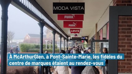 Pas de cohue pour l'ouverture des soldes dans les magasins d'usine