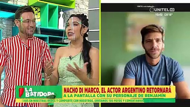 Nacho Di Marco estuvo en entrevista con La Batidora, el actor interpreta a Benjamín, un cineasta que intenta ganarse la vida como puede en la comedia “Junta de Vecinos” que se transmite por las pantallas de Unitel.