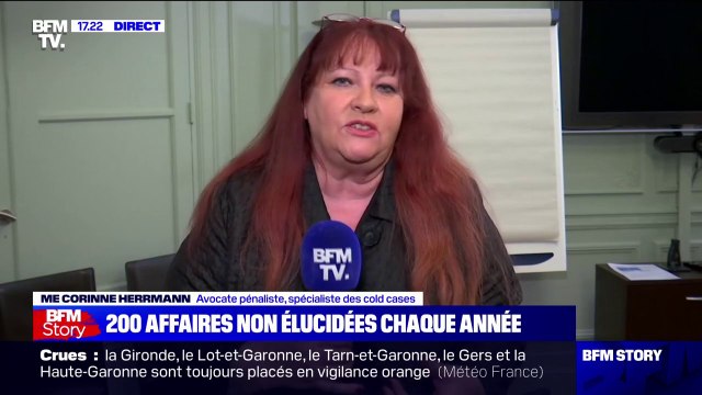 Me Corinne Herrmann sur les affaires non-élucidées : On est très en retard par rapport à d'autres pays. Ce sont des affaires qu'on mettait un peu sous le tapis, on rendait des non-lieux et on les laissait disparaître