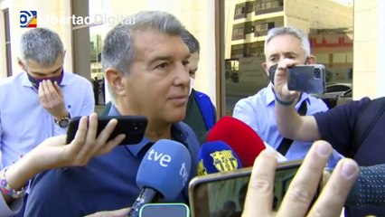 Laporta: "Nuestra baza es la juventud y las ganas de sentir el orgullo de ganar un clásico"