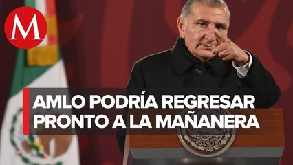 Tras contagio de covid, AMLO está estable: secretario de Gobernación