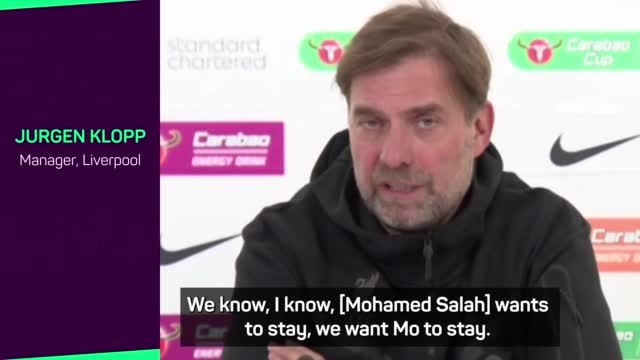 ‘Salah wants to stay at Liverpool’, insists Klopp