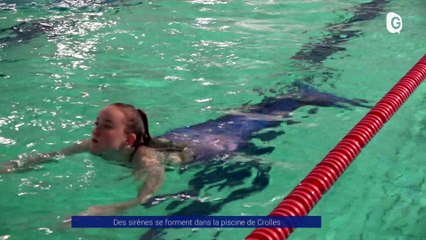 Reportage - Des sirènes à la piscine de Crolles