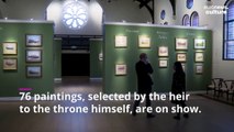 Largest ever collection of watercolours painted by Prince Charles on display in London