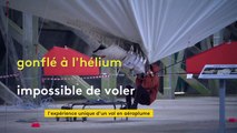 L’aéroplume, un ballon pour voler comme un oiseau