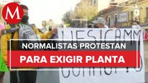 Bloqueo de normalistas en Eje Central