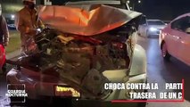Camioneta particular se incrustó contra  una unidad del transporte público de la ruta 380