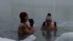 Two Canadians dive into icy Toronto lake