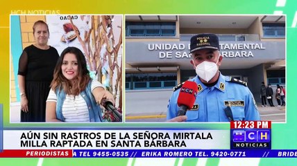 Sin rastro aún, de mujer raptada en Santa Bárbara